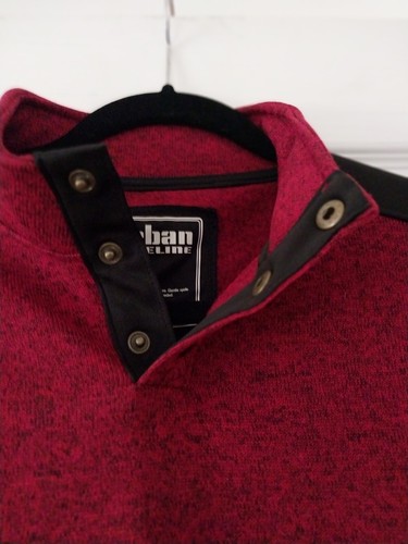 Urban Pipeline Men's Red Soft Pullover Size L - Picture 4 of 7