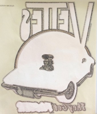 は Vintage Chevy Vettes They Get Faster Corvette Car Glitter Iron On
