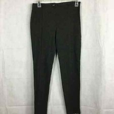 MNG Mango Ming Pants Womens Sz S Charcoal Gray Cotton Stretch Knit Skinny Slim