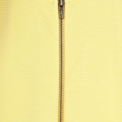 River Island gelbes geripptes Stretch Skaterkleid orig Preis 45£ - Bild 2 von 4