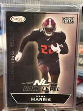Sealed 2021 SAGE HIT Football with Najee Harris on front, Thomas Graham on back