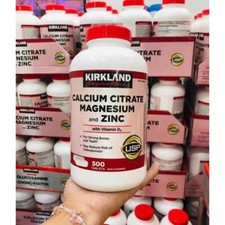 Kirkland Signature Calcium Citrate, Magnesium and Zinc, 500 Tablets