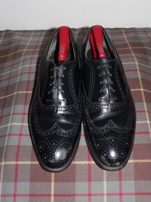 Iron Age Safety Shoes by Bostonian Black Safety Toe Wingtip  display picture 1