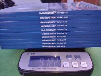 Dimensions Math 6B Workbook Singapore Math LOT Of 10 BOOKS VG To EXCELLENT Cond