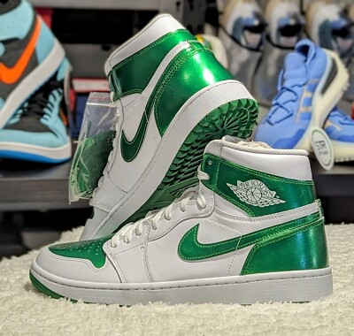 ◆NIKE◆Air Jordan 1 High Golf Pine Green 韓国発 DQ0660-130 Air Jordan 1 High Golf in Metallic Green DQ0660-130 | Hypebeast