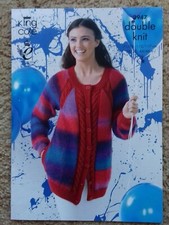 Knitting Pattern - King Cole Lady's Cardigan & Sweater, DK, 3947 (201165)