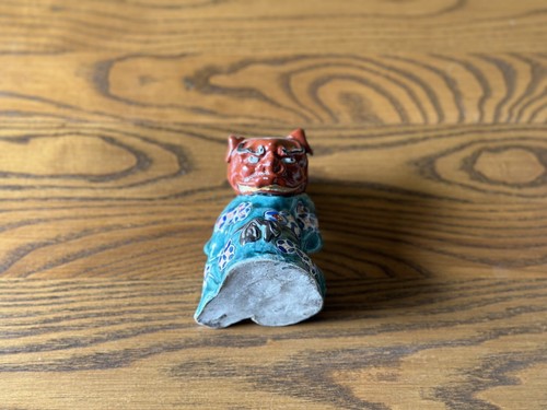 Antique Miniature Chinese Porcelain Figure Of A Boy In A Dog Mask. - Picture 6 of 24