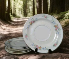 Homer Laughlin Georgian Eggshell Salad/Dessert Plate C44N5 China 7.25" Set 7