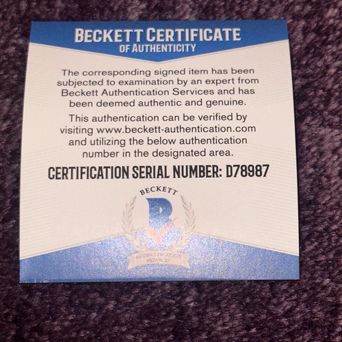 RYNE SANDBERG (Chicago Cubs) Signed Engraved BAT Beckett Auth (BAS) w HOF Inscr - Picture 8 of 9