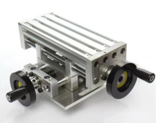 Taladro Fresadora Mesa Deslizante Cruzada Carro Cola de Milano Micro Tornillo 20 X 8CM