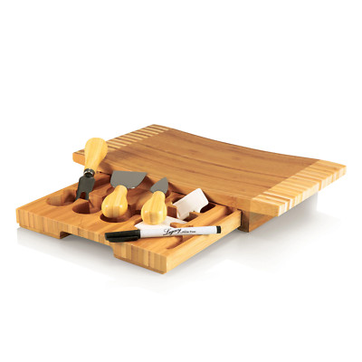 Picnic Time Concavo Bamboo Board and Cheese Tools Set