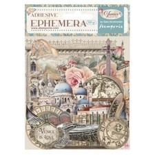 Stamperia VENICE CITY OF ART - EPHEMERA - 300GR - ADHESIVE CARDSTOCK