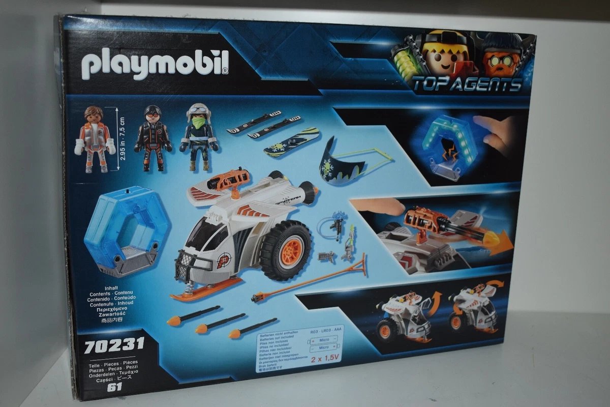 Playmobil Top Agents 70231 Spy Team Schneegleiter NEU!