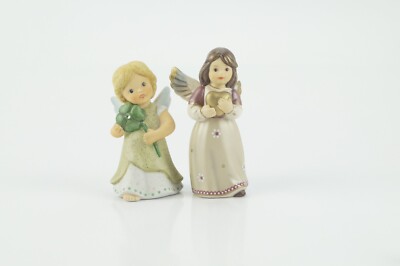 2x Goebel Figur Nina und Marco Limpke Engel Porzellan Schutzengel  