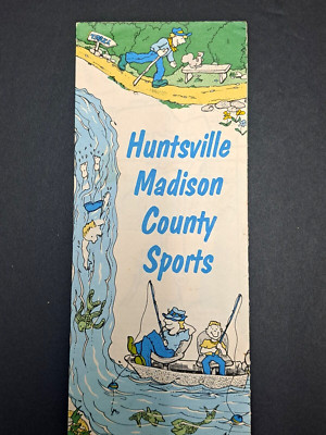 Huntsville Madison County Sports Alabama 1983 brochure travel activities