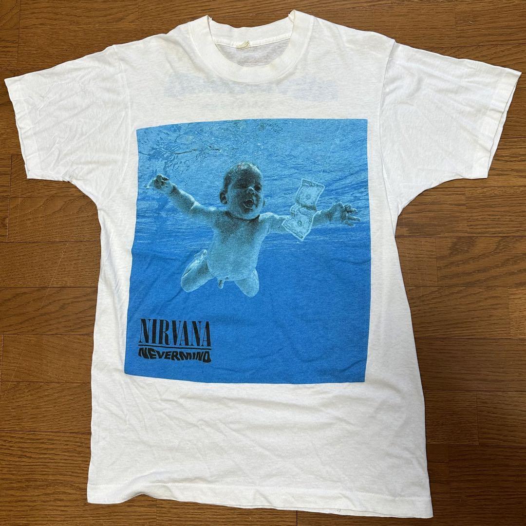 SCREEN STARS 80s Vtg T-shirt NIRVANA NEVERMIND Print Made in SCREEN STARS 80s Vtg T-shirt NIRVANA NEVERMIND Print Made in