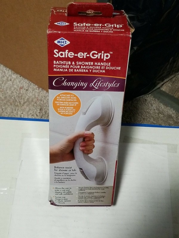 Safe-er-Grip Bathtub & Shower Safety Handle 11.5 Inch New in Box 40524 