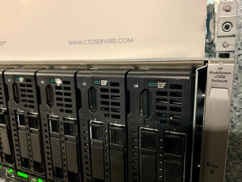 Cluster Proxmox/ESXI 16 nœuds - HPE Gen10 BladeSystem 640Core/1280T NVME 2 To RAM - Photo 3/8