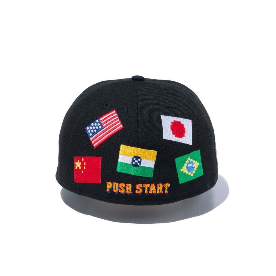 Street Fighter II NEW ERA Cap 59FIFTY Title Logo Black e Street Fighter II NEW ERA Cap 59FIFTY Title Logo Black e