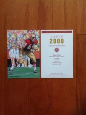 Dave Wilcox 49ers unsigned Goal Line Art Card in Toploader