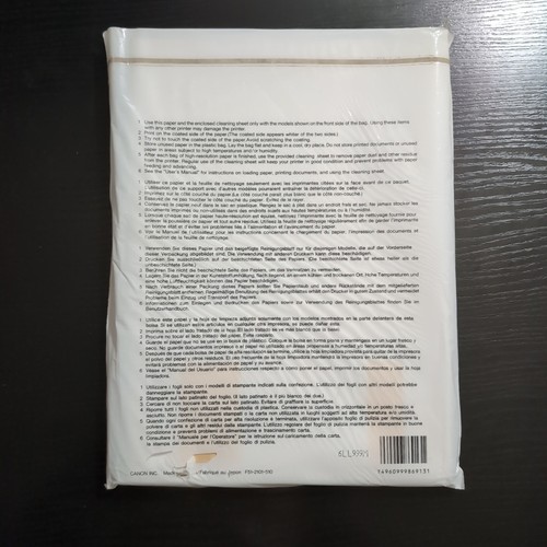 CANON HR-101 High Resolution Papier A4 200 Blatt BJC-610/620/4200/4550 - Afbeelding 3 van 4