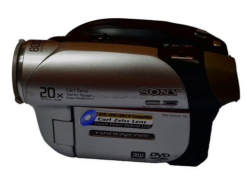 Sony Handycam DCR-DVD92E PAL Untested Spares Repairs No Accessories - 第 1/12 張圖片
