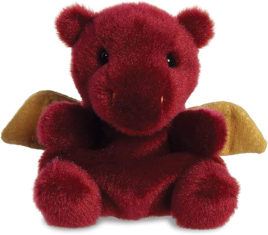 Aurora 33535 Palm Pals Aidan Dragon 5 дюймов Мягкая игрушка Темно-бордовый 4890₽