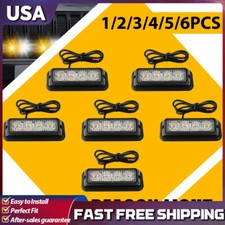 Amberwhite Led Bright Super Warning Hazard Beacon Light Strobe Bar Foglight Amberwhite Led Bright Super Warning Hazard Beacon Light Strobe Bar Foglight