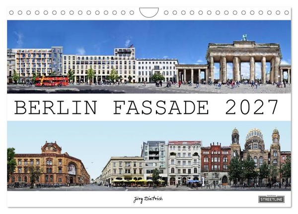 "Calendar 2027 · US Version · Berlin Facade (Wall Calendar 2027 12\" × 8\" Landscap"-image