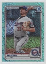 2020 Bowman Chrome Prospects Aqua Shimmer Refractor 113/125 Jordan Balazovic fm0