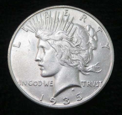 1935-S Peace Dollar * Last Year * San Francisco Mint * 6194