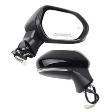 Passenger Side Mirror Right-7pins Heated Turn Signal Blind Spot Black
