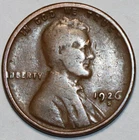 1926 S Lincoln Wheat Cent Penny Good Condition  "Actual Coin Pictured"