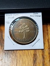 Kent Coin Club Founded 1961 Kent Ohio Tree City 20th Anniversary Bronze Medal