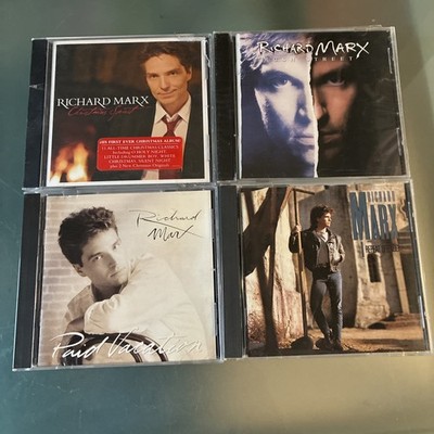 Richard Marx 4 CD LOT 2 NEW Christmas Spirit & Rush Street Paid Vacation Repeat