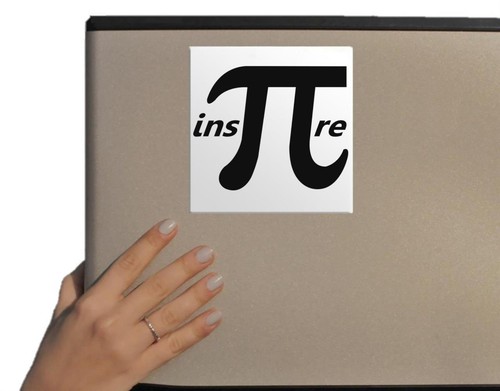 Inspire Inspirador Símbolo Pi Matemáticas Divertido Broma Matemática Refrigerador Imán de Nevera - Imagen 5 de 7