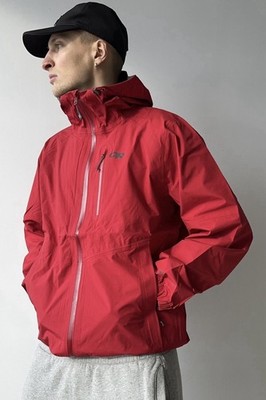 Outdoor Research OR Foray Gore-tex Red Jacket Gorpcore Hiking Men s Size M New