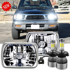 2pcs 5x7 7x6 Led Headlights Hilo Fit For Toyota Pickup 82-95 Tacoma 1995-1997