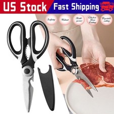 Stainless Steel Kitchen Shears Heavy Duty Scissors for Meat Fish Chicken Bones