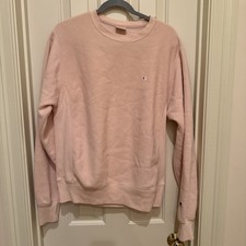 Vintage Champion Reverse Weave Crewneck Sweatshirt Sz Small Candy Baby Pink