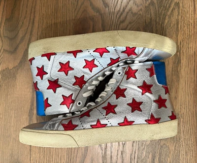 Saint Laurent High Top Silver for sale | eBay