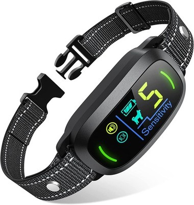 FAFAFROG Dog Bark Collar Rechargeable Smart Collar Anti Barking Training Coll...