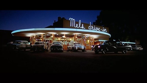 American Graffiti Mels Drive At Night 4x6 Fotodruck - Bild 1 von 1