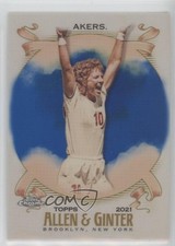 2021 Topps Allen & Ginter Chrome Blue Refractor 110/150 Michelle Akers #221 md3