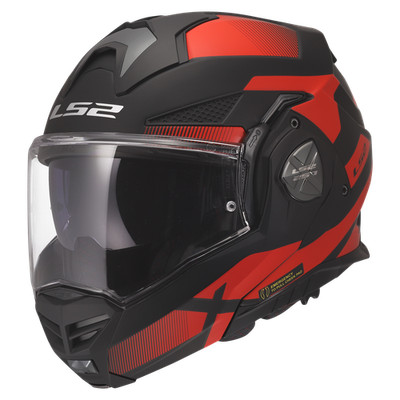 LS2 FF901 Advant X Modularhelm Nova, Matt Black Red, Gr. XL (61/62), UVP 439,00 