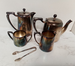 Mappin Webb Coffee Pot Teapot Jug And Bowl Tongs