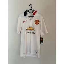 Manchester United 2014-15 Away Shirt - Nike - White - Size M - BNWT