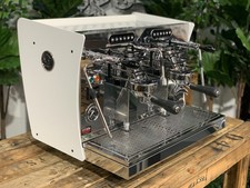 BRUGNETTI MANUFACTUM 2 GROUP BRAND NEW WHITE ESPRESSO COFFEE MACHINE COMMERCIAL