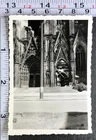 WW2 Era Military BW Photo Snapshot Cathedral at Cologne Germany Architecture #2