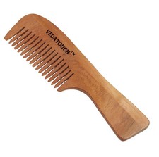 VEDATOUCH Neem Comb for Hair Anti Static Scal...